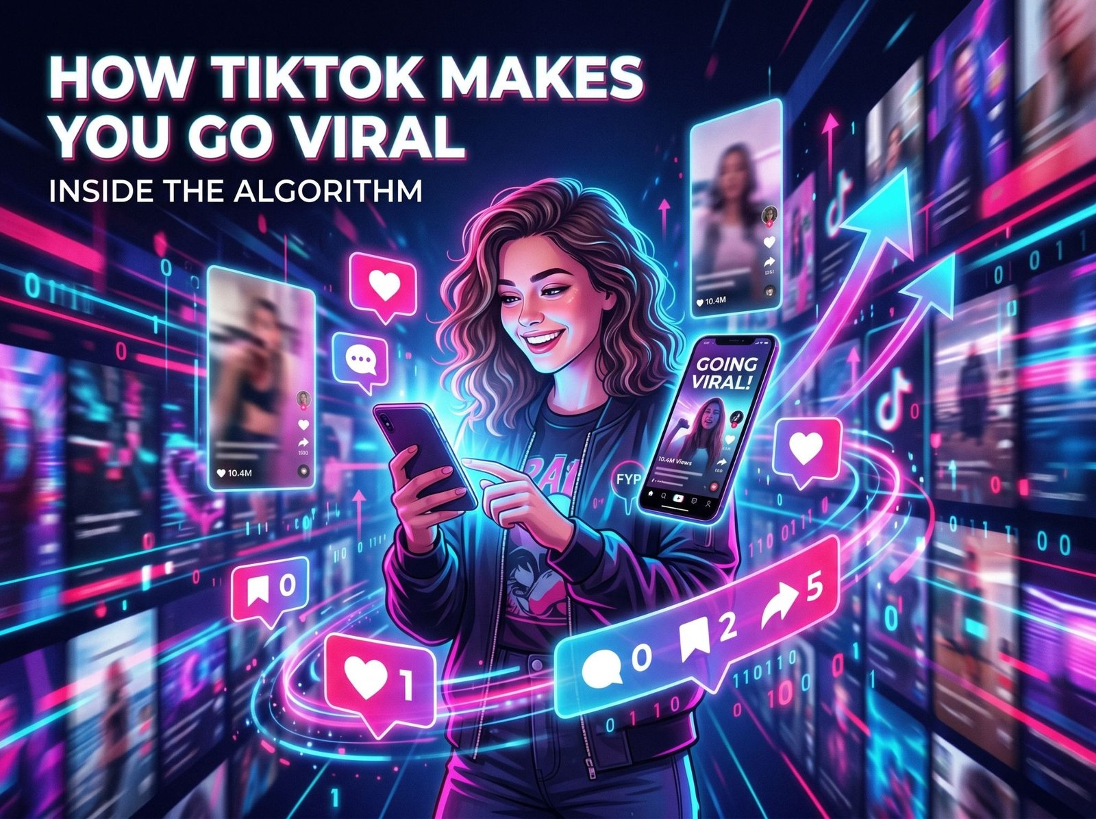 How TikTok Algorithm Turns Small Creators into Viral Sensations